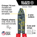Klein Tools 1001 8-1/2 in. Multi-Purpose Electrician's Tool - 8-26 AWG image number 5