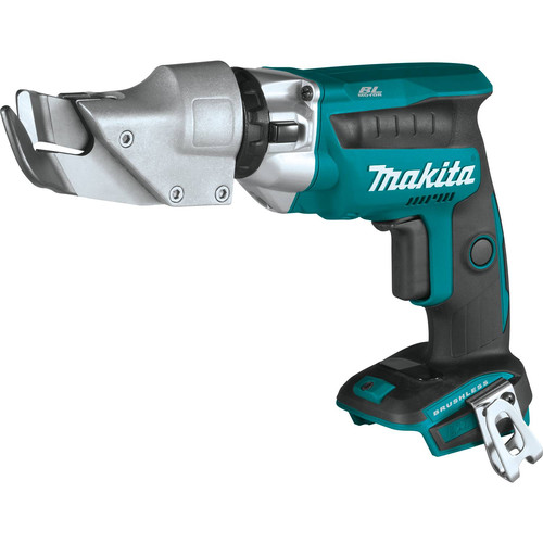 Makita XSJ04Z 18V LXT Brushless Lithium-Ion 18 Gauge Cordless Offset Shear (Tool Only) image number 0