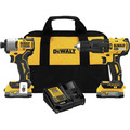 Dewalt DCK276E2 20V MAX Brushless Lithium-Ion Cordless Hammer Drill and Impact Driver Combo Kit with Compact Batteries image number 0