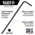 Hex Keys | Klein Tools BL4 1/16 in. L-Style Ball-End Hex Key image number 1