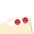 Avery 05466 Printable Self-Adhesive Removable 0.75 in. Color-Coding Labels - Red (42-Sheet/Pack 24-Piece/Sheet) image number 1