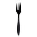 Cutlery | SOLO GDR5FK-0004 Guildware Heavyweight Plastic Fork - Black (1000/Carton) image number 0