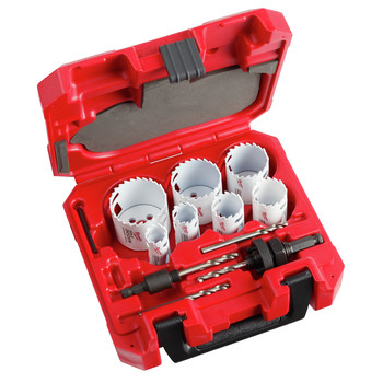 Milwaukee 49-22-3090 12-Piece HOLE DOZER Hole Saw with Carbide Teeth Kit Milwaukee 49-22-3090 12-Piece HOLE DOZER Hole Saw with Carbide Teeth Kit