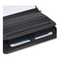 Samsill 70820 Professional Zippered Pad Holder with Pockets/Slots and Writing Pad - Black image number 4