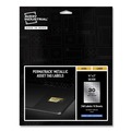 Avery 61524 PermaTrack Metallic 0.75 in. x 2 in. Asset Tag Labels - Metallic Silver (8 Sheets/Pack, 30/Sheet ) image number 0