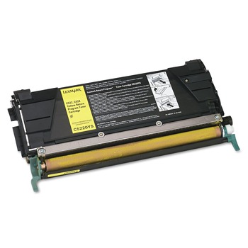 PRODUCTS | Lexmark C5220YS C522/C524/C53X Return Program 3000 Page Yield Toner Cartridge - Yellow