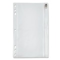Friends and Family Sale - Save up to $60 off | Oxford 68599 9-1/2 in. x 6 in. Zippered Ring Binder Pocket - Clear image number 0