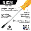 Klein Tools BD146 1/4 in. Keystone Tip 6 in. Round Shank Screwdriver image number 1