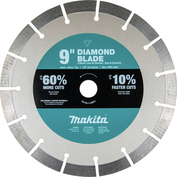 Makita E-02973 9 in. Ultra-Premium Plus Segmented General Purpose Diamond Blade