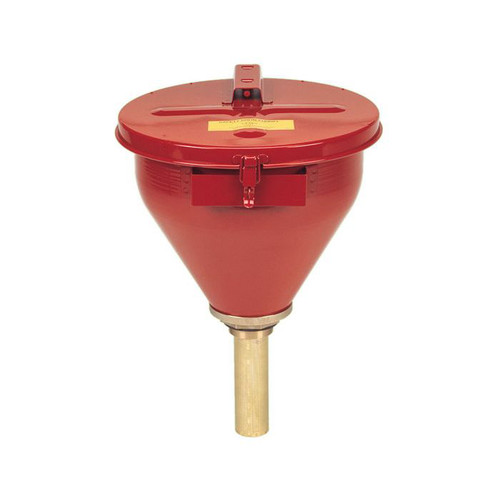 Automotive | Justrite 8207 Self-Closing Cover 6 in. Flame Arrester Safety Drum Funnel image number 0