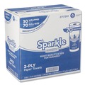 Cleaning & Janitorial Supplies | Georgia Pacific Professional 2717201 Sparkle Professional Series 2-Ply 8.8 in. x 11 in. Perforated Paper Towels - White (70-Piece/Roll, 30 Rolls/Carton) image number 4