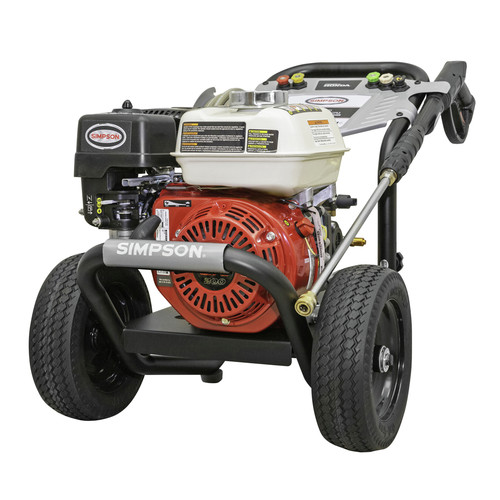 Simpson 61014 3500 PSI at 2.5 GPM HONDA GX200 with AAA AX300 Axial Cam Pump Cold Water Professional Gas Pressure Washer image number 0
