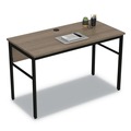 New Arrivals | Linea Italia LITUR600NW Urban Series 47.25 in. x 23.75 in. x 29.5 in. Desk Workstation - Natural Walnut image number 3