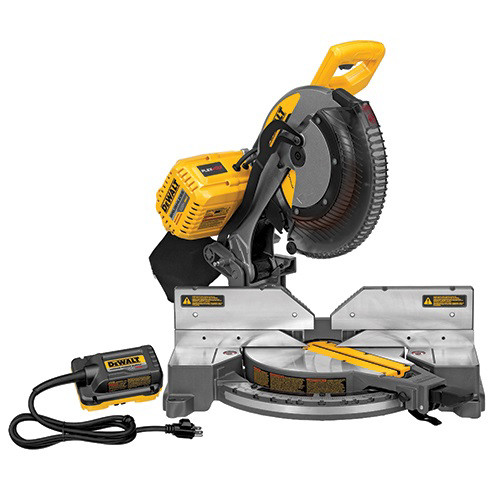 Dewalt DHS716AB 120V MAX FlexVolt Cordless Lithium-Ion 12 in. Fixed Compound Miter Saw with Adapter Only (Tool Only)