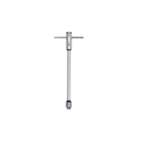 Taps Dies | Irwin Hanson 21210 T-Handle Ratcheting Tap Wrench 10 in. Extended Length for Tap Sizes No. 0 - 1/4 in. Carded image number 0