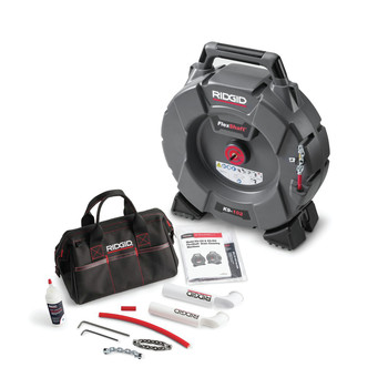 DRAIN CLEANING | Ridgid 64263 K9-102 NA 1-1/4 in. - 2 in. FlexShaft Machine Kit with 50 ft. 1/4 in. Cable