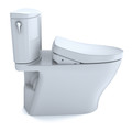 Bidets | TOTO MW4423046CEFG#01 WASHLETplus Nexus 2-Piece Elongated 1.28 GPF Toilet with S500e Contemporary Bidet Seat (Cotton White) image number 3