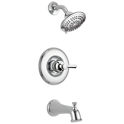 Bathtub & Shower Heads | Delta T14493 Monitor 14 Series Traditional Tub & Shower Trim (Chrome) image number 0