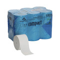 Cleaning and Janitorial Accessories | Georgia Pacific Professional 19378 Coreless 2-Ply Bath Tissue - White (18 Rolls/Carton, 1500 Sheets/Roll) image number 3