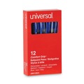 Universal UNV15531 Comfort Grip Retractable Medium 1mm Ballpoint Pens - Blue (1 Dozen) image number 0