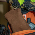 Klein Tools 5139L 12-1/2 in. Top-Grain Leather Zipper Bag - Brown image number 6