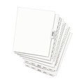 New Arrivals | Avery 12398 11 in. x 8.5 in. 26 Tab Letter Y Legal Bottom Tab Index Dividers - White (25-Piece/Pack) image number 1