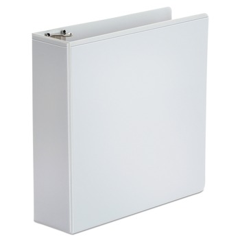 Universal UNV20992PK Economy 3 in. Capacity 11 in. x 8.5 in. Round 3-Ring View Binder - White (6/Pack)