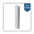 Cups and Lids | Dixie D9542 Dome Plastic Lids for 12 and 16 oz. Paper Cups - Large, White (100-Piece/Pack) image number 2