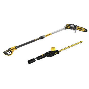 Dewalt DCPS620B-DCPH820BH 20V MAX XR Brushless Lithium-Ion Cordless Pole Saw and Pole Hedge Trimmer Head with 20V MAX Compatibility Bundle (Tool Only)