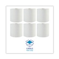 Boardwalk BWK17GREEN 8 in. x 800 ft. Green Universal Roll Towels - Natural White (6 Rolls/Carton) image number 2