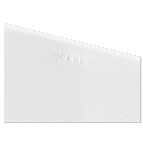 Friends and Family Sale - Save up to $60 off | Avery 11940 Avery-Style Preprinted Legal Bottom Tab Divider - White (25/Pack) image number 0