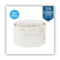 Dixie SXP6WS 5.88 in. dia. Pathways Soak Proof Shield Heavyweight Paper Plates - White/Brown/Gold (125-Piece/Pack) image number 2