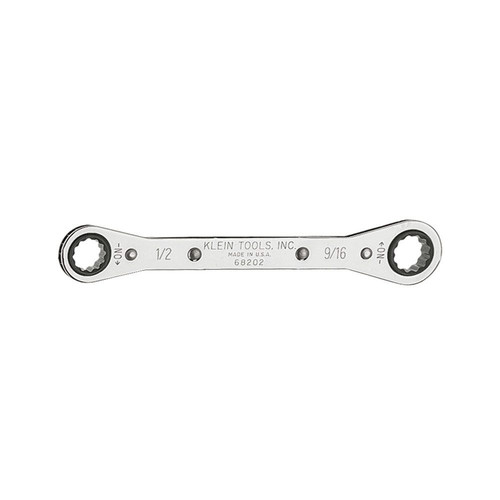 Klein Tools 68202 1/2 in. x 9/16 in. Ratcheting Box Wrench image number 0