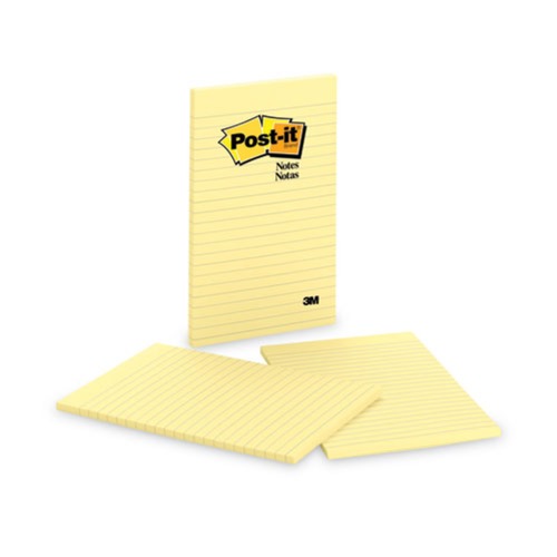 Friends and Family Sale - Save up to $60 off | Post-it Notes 663 Original Pads In Canary Yellow, Lined 5 in. x 8 in. 50 Sheets (2/Pack) image number 0