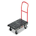 Rubbermaid Commercial FG443600BLA 24 in. x 48 in. 2000 lbs. Capacity Heavy-Duty Platform Truck Cart - Black image number 1