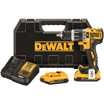 Dewalt DCD796D2 20V MAX XR Lithium-Ion Brushless Compact 2-Speed 1/2 in. Cordless Hammer Drill Kit (2 Ah)