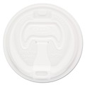New Arrivals | Dart 16RCL Optima Reclosable Lid, 12-24oz Foam Cups, White (100/Bag, 10 Bags/Carton) image number 1
