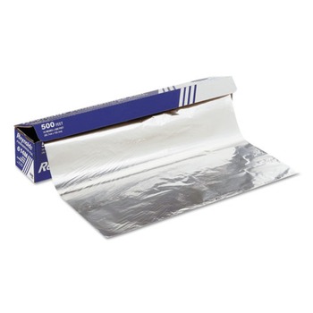 FOOD WRAPS | Reynolds Wrap 614M Metro 18 in. x 500 ft., Standard Gauge, Aluminum Foil Roll - Silver (1 Roll/Carton)
