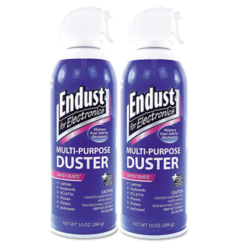 $99 and Under Sale | Endust 11407 Compressed Air Duster For Electronics, 10oz, 2 Per Pack image number 0