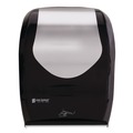 San Jamar T1470BKSS 16.5 in. x 9.75 in. x 12 in. Smart System with iQ Sensor Towel Dispenser - Black/Silver image number 0