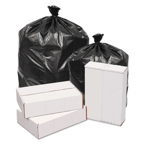 Trash Bags | GEN H7658UK G 38 in. x 58 in. 60 Gallon Waste Can Liners - Black (100/Carton) image number 0