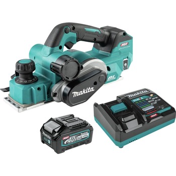 PRODUCTS | Makita GPK01M1 40V MAX XGT Brushless Lithium-Ion 3-1/4 in. Cordless AWS Capable Planer Kit (4 Ah)