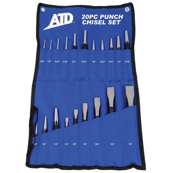 ATD 720 20-Piece Punch And Chisel Set