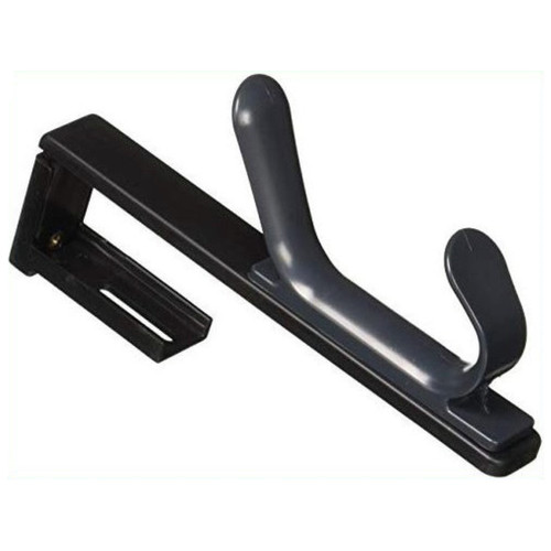 Universal UNV08607 Recycled Plastic Cubicle Double Coat Hook - Charcoal image number 0