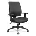 Alera ALEHPS4201 Wrigley Series 275 lbs. Capacity High-Performance Mid-Back Synchro-Tilt Task Chair - Black image number 0