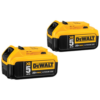Dewalt DCB205-2 20V MAX XR Premium 5 Ah Lithium-Ion Battery (2-Pack) Dewalt DCB205-2 20V MAX XR Premium 5 Ah Lithium-Ion Battery (2-Pack)