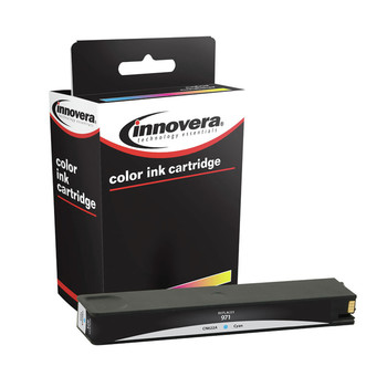 Innovera IVR971C Remanufactured 2500-Page Yield Ink for HP 971 (CN622AM) - Cyan
