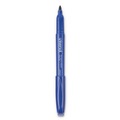 New Arrivals | Universal UNV07073 Fine Bullet Tip Pen-Style Permanent Marker - Blue (1 Dozen) image number 0
