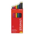 Universal UNV55324 Woodcase 3mm Colored Pencils - Assorted Colors (24-Piece/Pack) image number 3