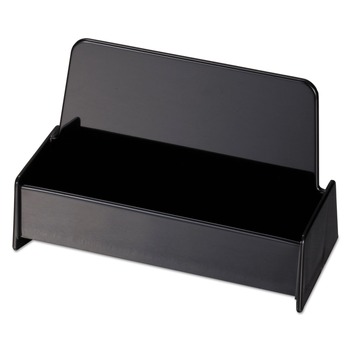 OFFICE PRODUCTS | Universal UNV08109 3.75 in. x 1.81 in. x 1.38 in. Plastic Business Card Holder - Black